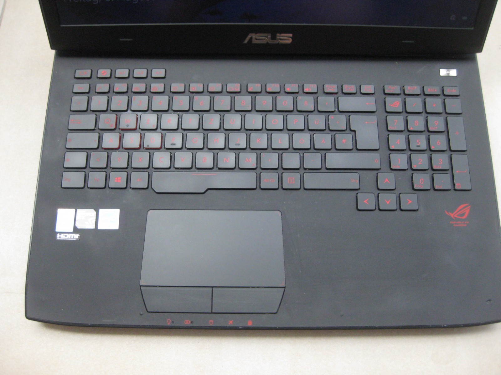 ASUS ROG G751JY-T7059H i7-4710HQ 8GB 1TB HDD 256GB SSD GTX980M 17.3 Gaming PRO