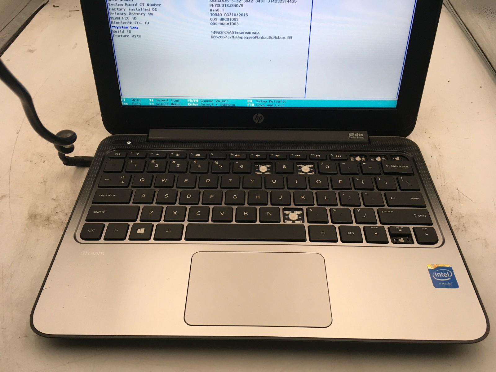 HP STREAM 11 PRO – BOOTS TO BIOS – INTEL CELERON N2840 – 2GB RAM – READ DESC -BB
