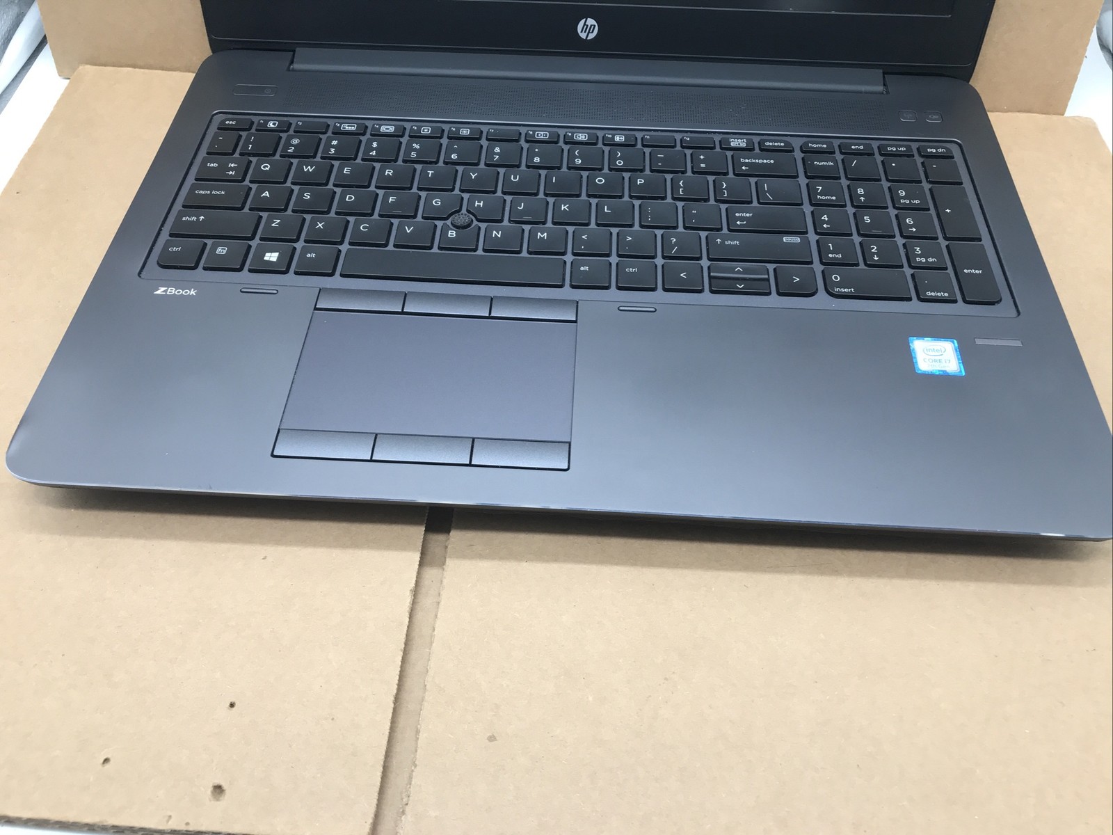 HP ZBook 15 G4 Core i7-7820HQ @2.9ghz 32GB DDR4 512 SSD NVMe Win 11 Pro