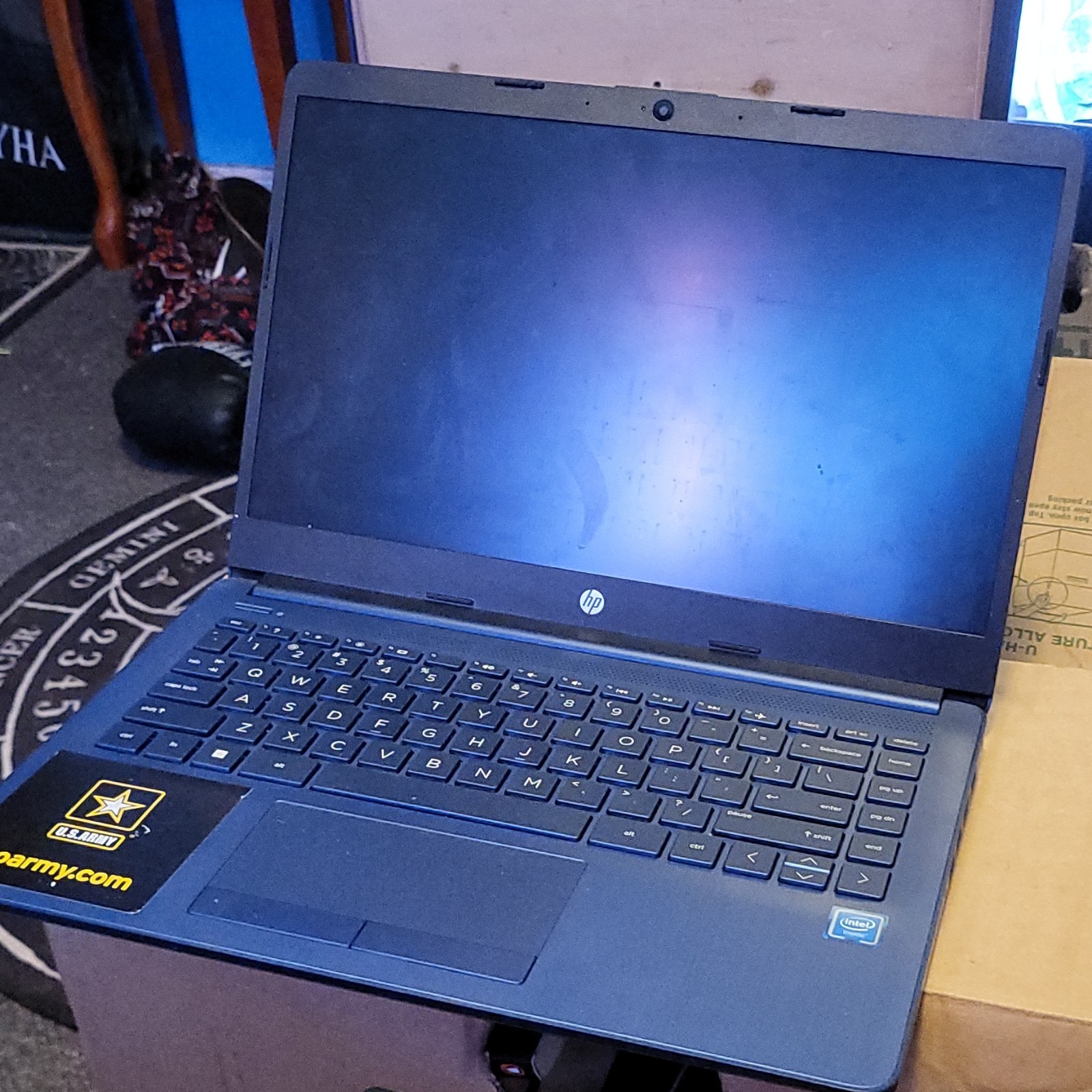 HP 14-cf2111wm Laptop, 14″ Intel, Blue, Built-in Webcam, USB HDMI Ethernet