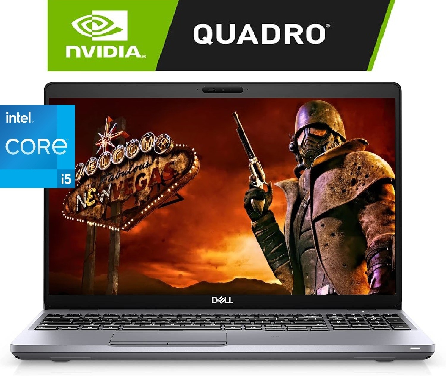 15.6 DELL Gaming Laptop: Intel i5 Quad Core! (32GB RAM – 512GB NVME SSD) Nvidia!