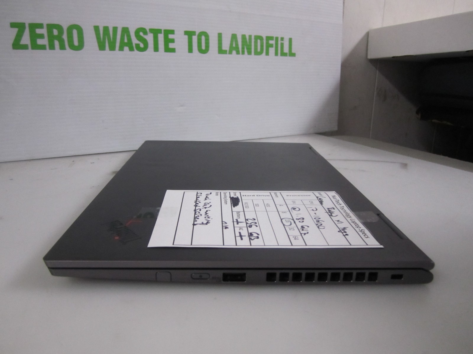 LENOVO THINKPAD X1 YOGA 5TH GEN I7 1.80GHZ 16GB 256GB M2SSD LAPTOP + AC NOOS REA