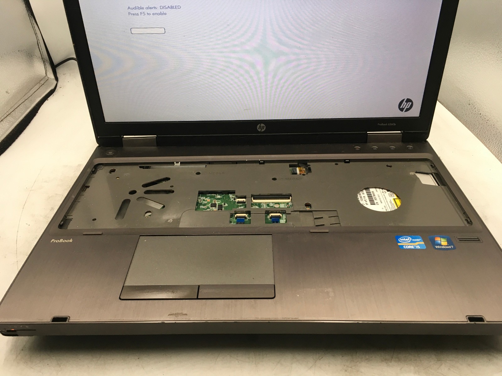 HP PROBOOK 6560B – FOR PARTS/BIOS LOCK – MISSING PARTS -INTEL I5 2ND GEN-READ-BB