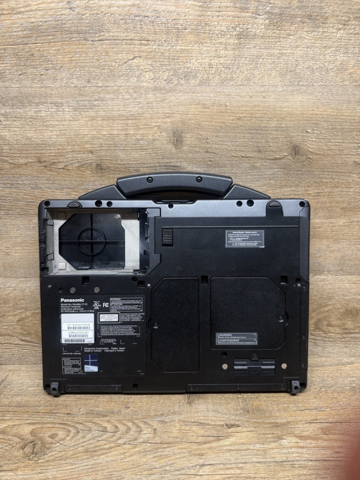 Panasonic Toughbook CF-53 MK4 I5-3rd Gen 16GB Ram No HD No Caddy No Charger