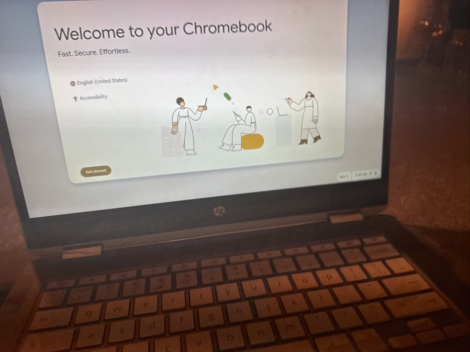 HP 14b-ca0061wm 14″ Touch Intel Pentium Silver N5030 4GB 128GB ChromeOS Laptop