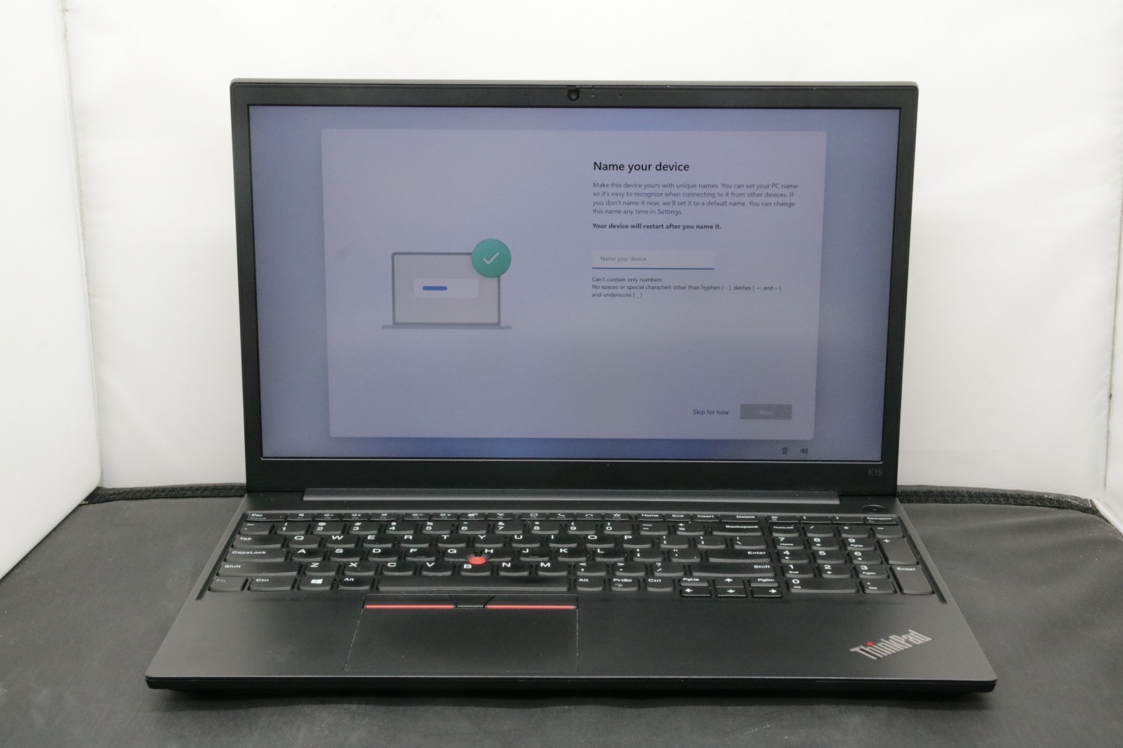 Lenovo ThinkPad E15 G3 – Ryzen 7 5700U – 8GB, 256GB, Windows 11, 15.6″ +Adapter