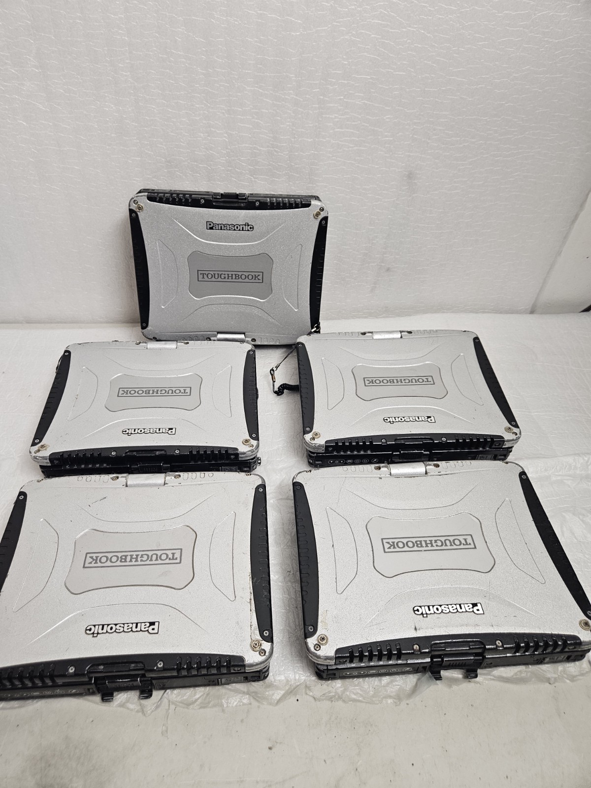 Lot Of 5 Panasonic Toughbook CF19 Intel Core i5-3340M, i5-3320M 8GB RAM Rugged