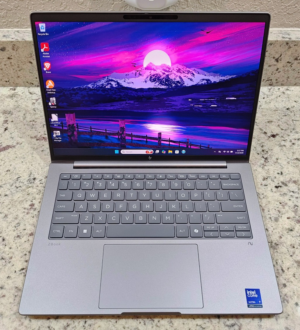 HP ZBook 8 G1i 14 (WQXGA) — Ultra 7 265H / 64GB RAM / 2TB SSD / RTX 500 Ada