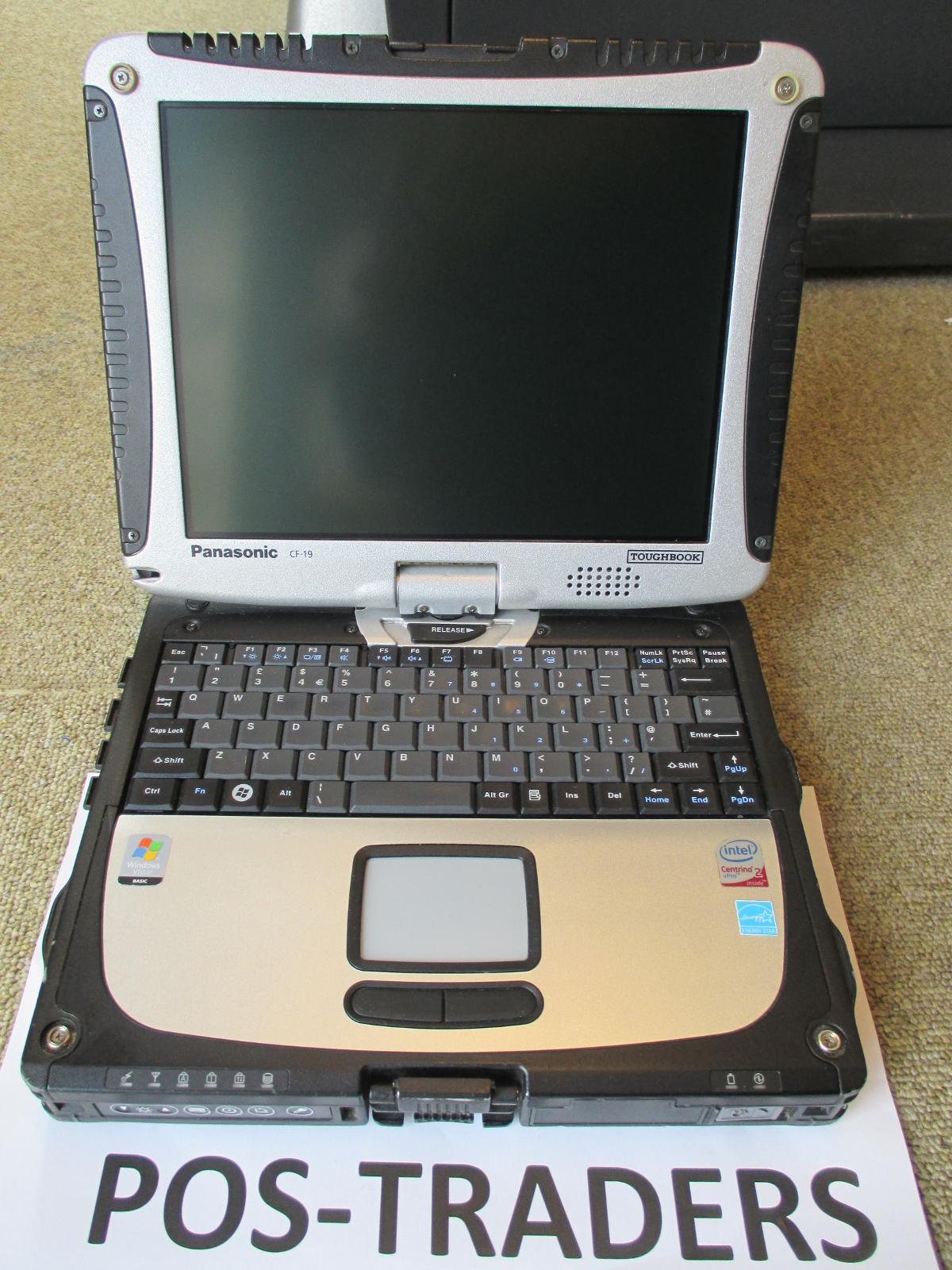 PANASONIC TOUGHBOOK CF-19 XP Core Duo 1.06GHZ-80GB **3GB RAM** NO TOUCH