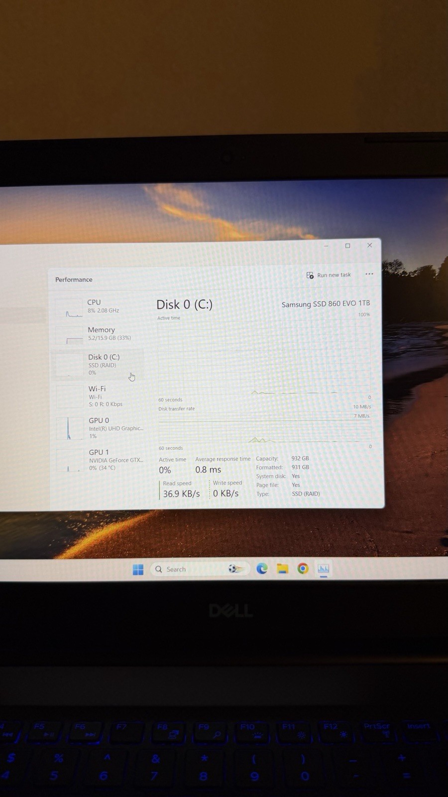 Dell G3 G Series 15.6″ Gaming Laptop i5-8300H 16GB 1TB SSD GTX 1050 W11 (desc)