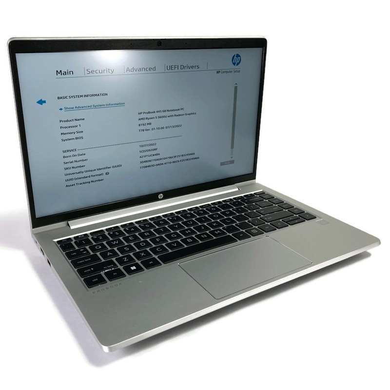 HP ProBook 445 G8 14″ Laptop Ryzen 5 5600U 2.3GHz – 8GB Ram – No Drive