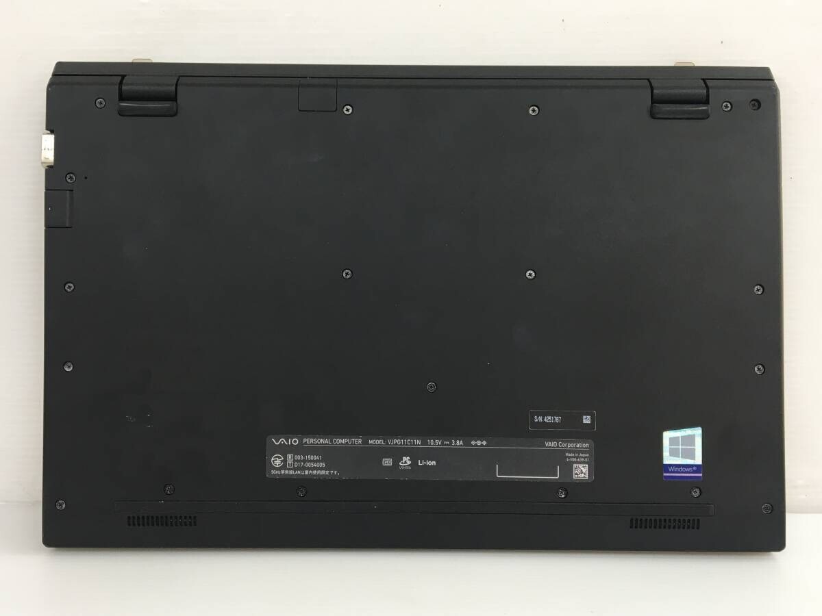 SONY VAIO Pro PG VJPG13C11N Core i5 8GB SSD 256GB 13.3in Black w/ AC Used