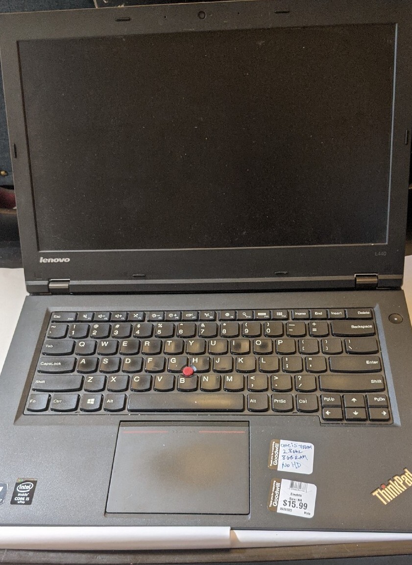 Lenovo Thinkpad L440 14″ Laptop i5-4330M 2.8 GHz 8GB RAM – Untested No Battery