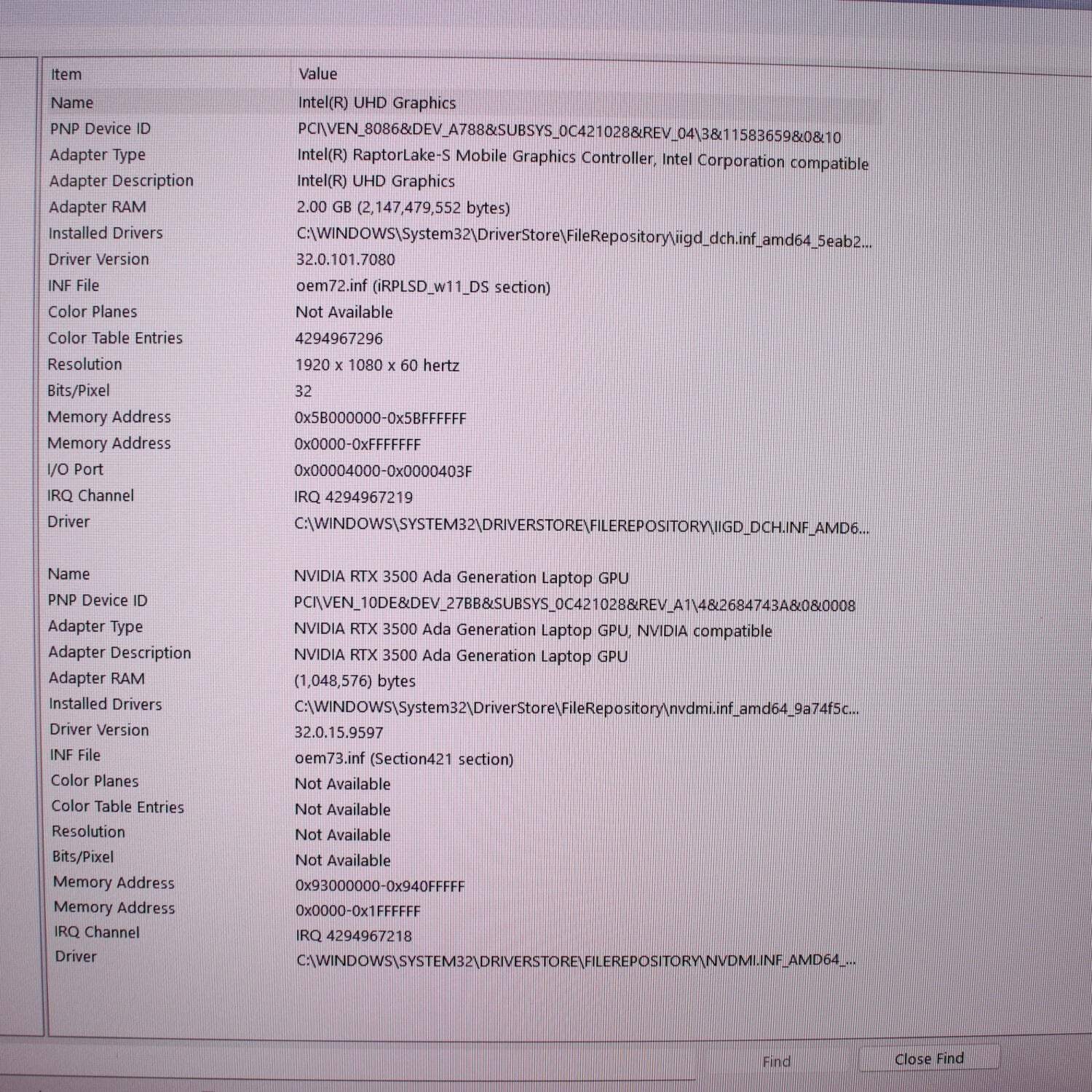 Dell Precision 7780 17.3″ i9-13950HX 2.2GHz 64GB RAM 2TB SSD RTX 3500 ADA