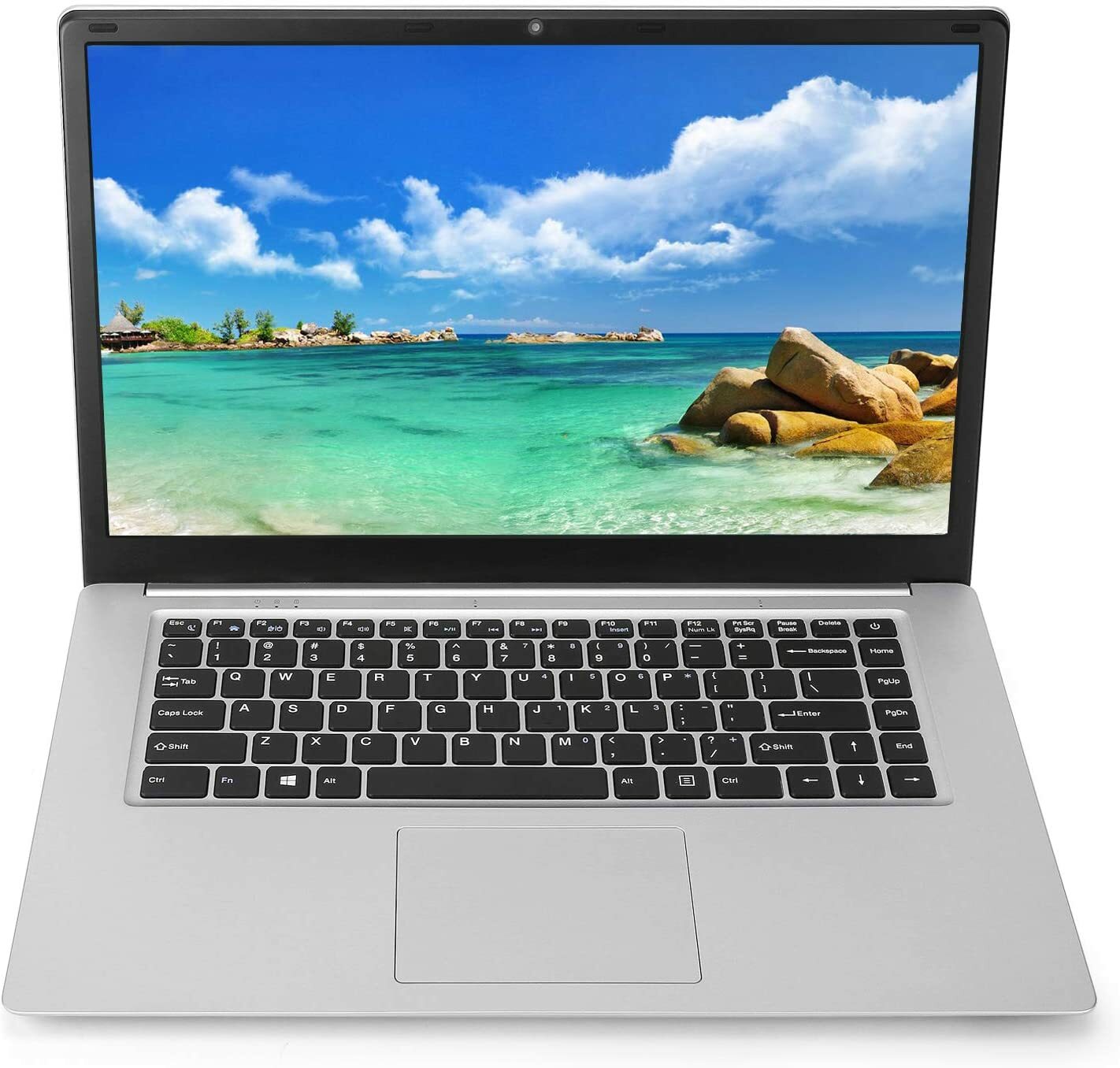 YELLYOUTH Laptop 15.6 inch Notebook Computer 8GB RAM 128GB SSD Intel Quad Core