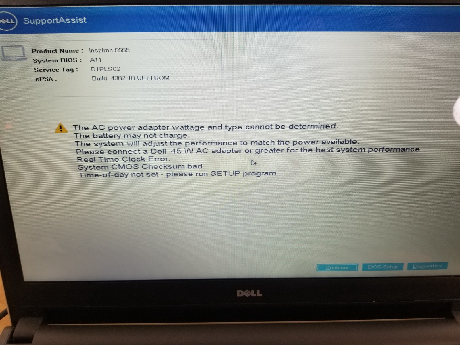 Dell Inspiron 15 5555, AMD E2-7110 , 4GB RAM, 1TB HDD, Win 10 GOLD *PLEASE READ