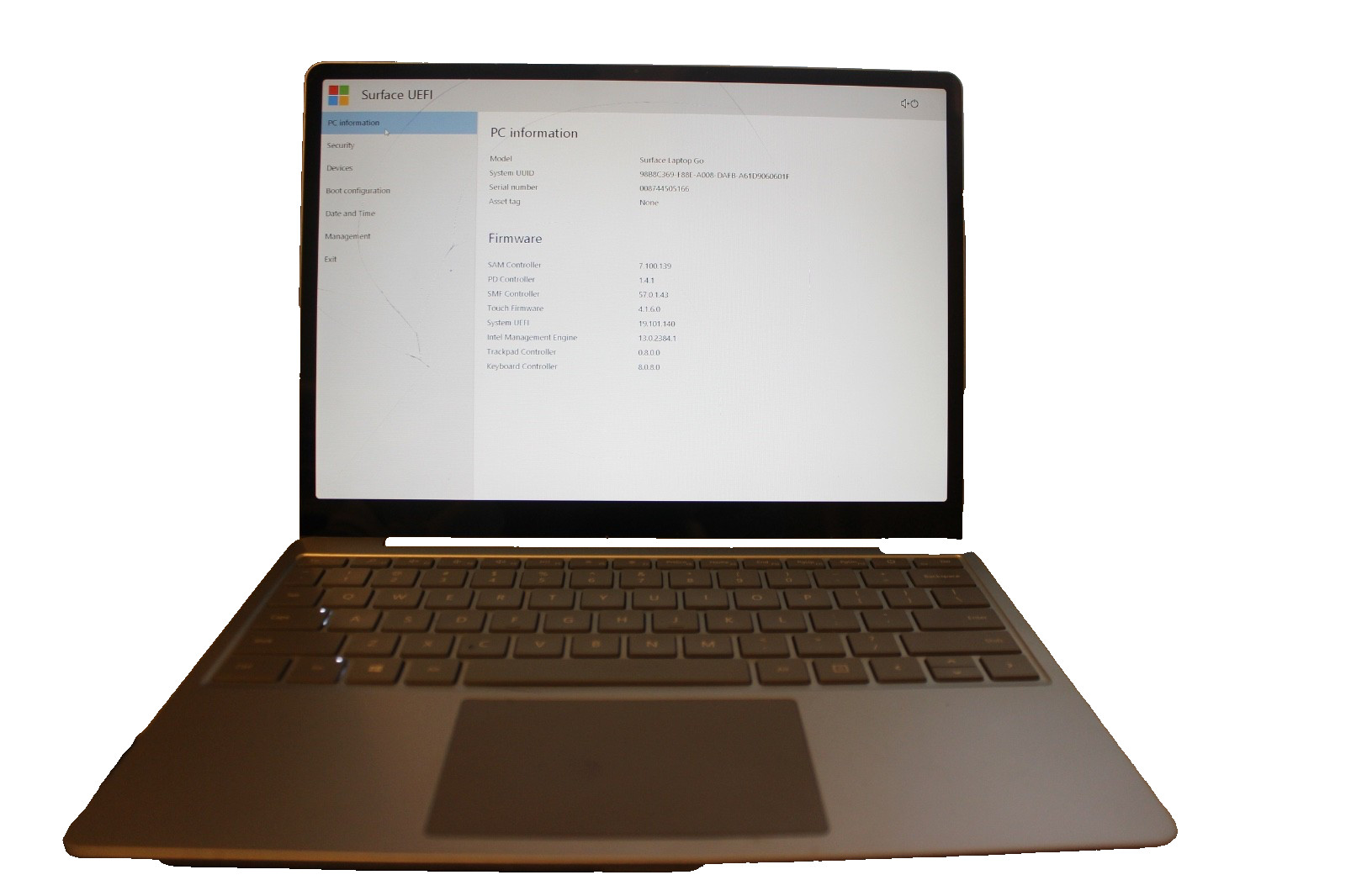 Microsoft Surface Go Model 1943 Laptop – Core i5-1035G1 – 4GB RAM – 64GB SSD