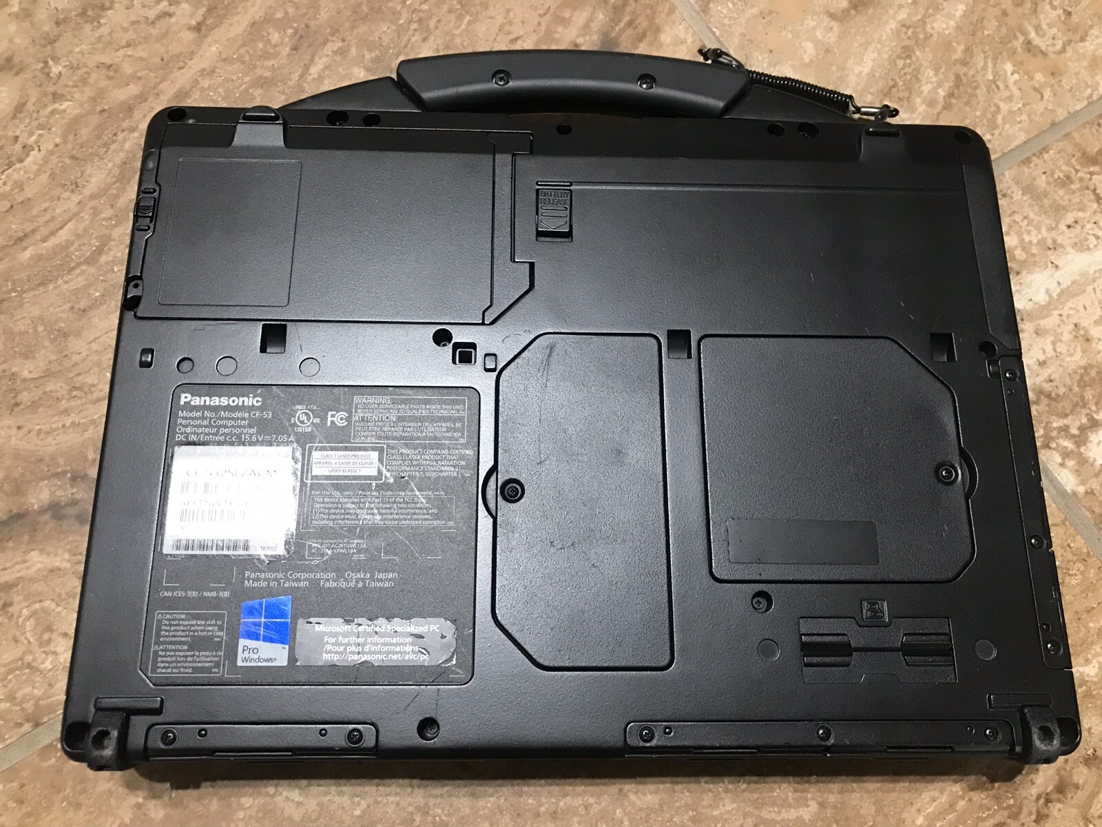 CF-53 – PANASONIC TOUCH MK4🔹i5-4310M@2.0GHz✔️16GB✔️512SSD✔️WIN10 64BIT✔️4G LTE