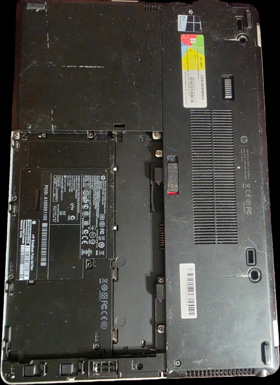 HP EliteBook Folio 9470M Laptop – *AS-IS – FOR PARTS OR REPAIR ONLY*