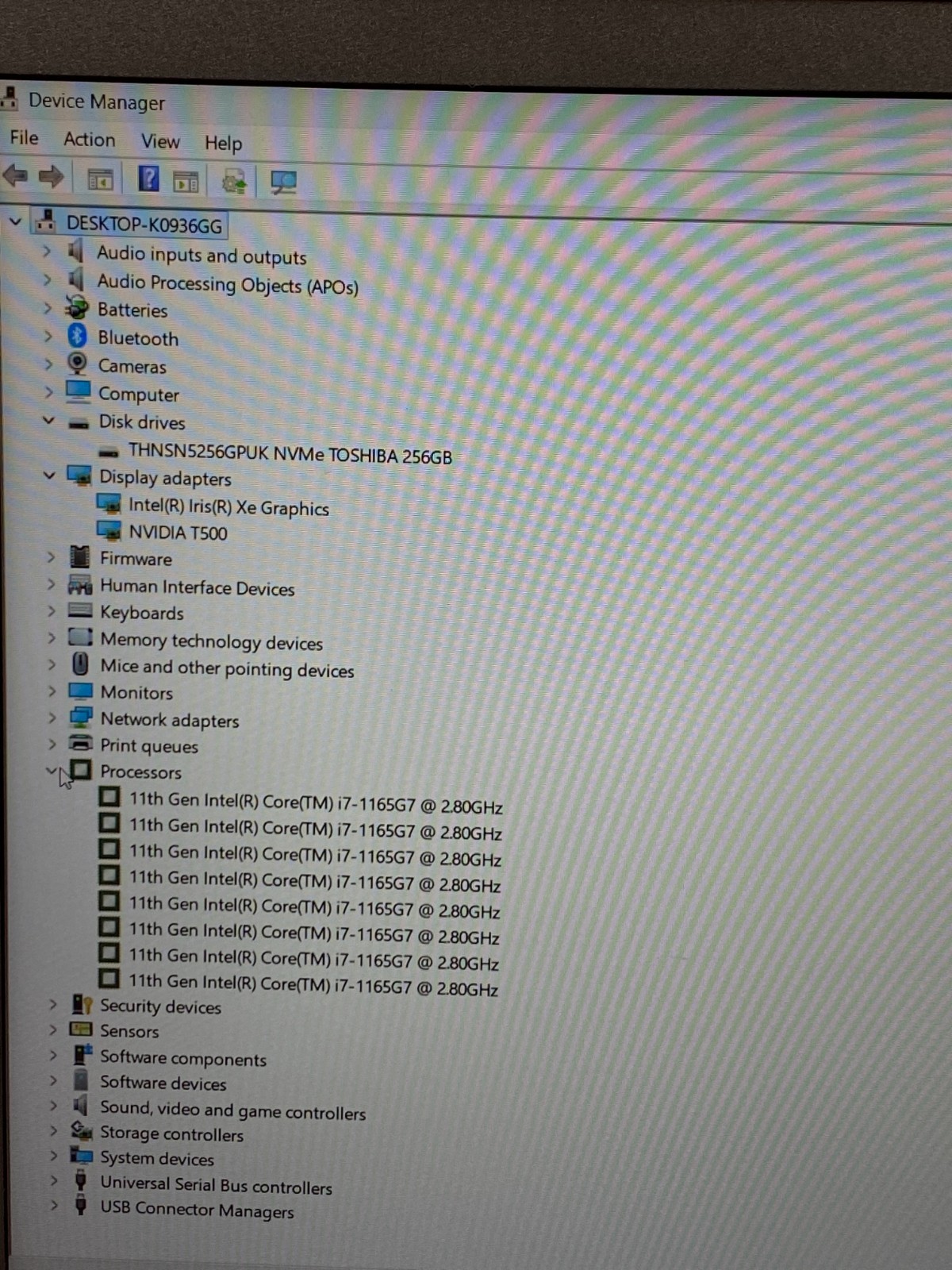 DELL PRECISION 3560 i7-1165G7 16GB RAM 256GB SSD NVIDIA T500 BATTERY 100%(NO AC)