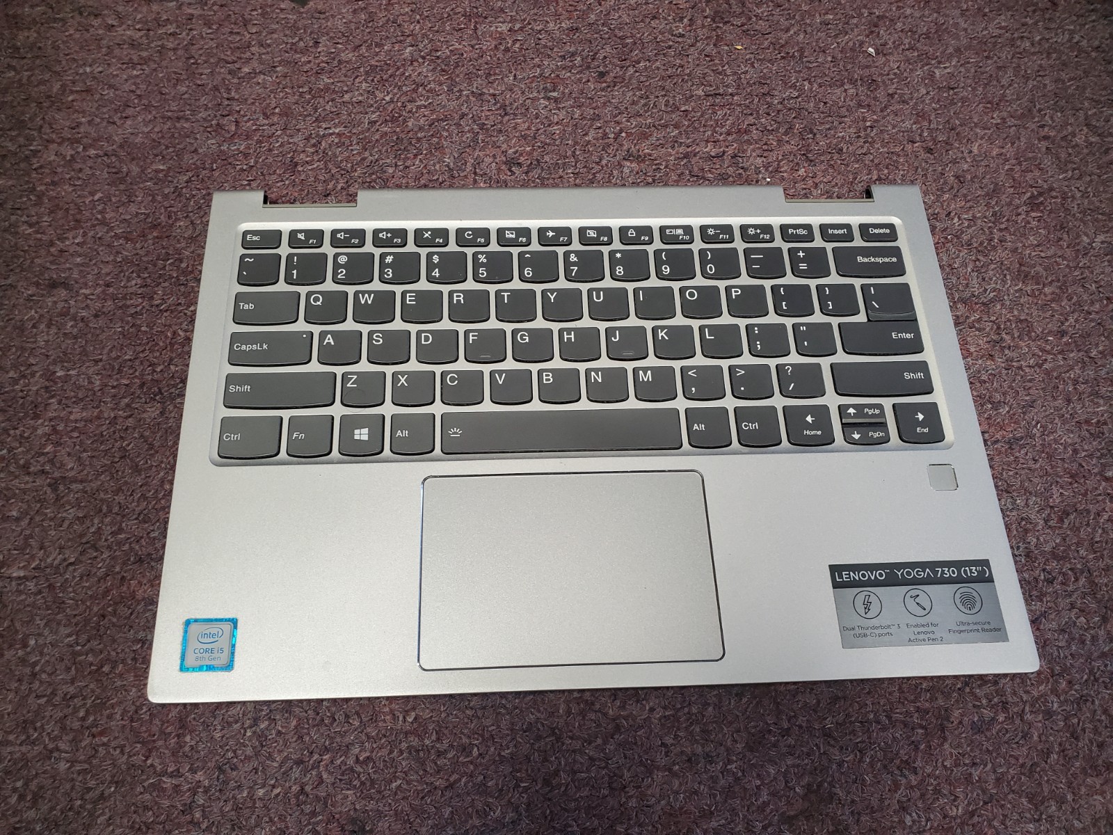 Lenovo Yoga 730-13IKB Parts Bundle i5-8250U Motherboard Battery Palmrest Tested