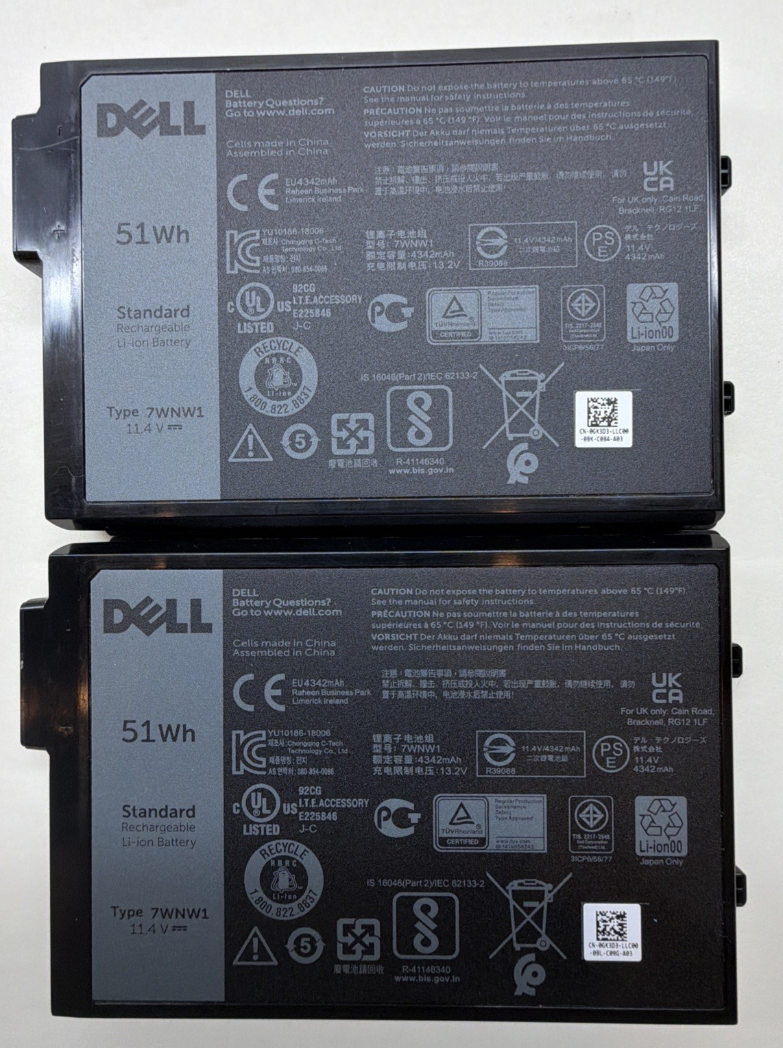 Dell 5424 Rugged Laptop Core i5-8350U 512GB SSD 16GB DDR4 Win 11 Pro 2 Batt PWR