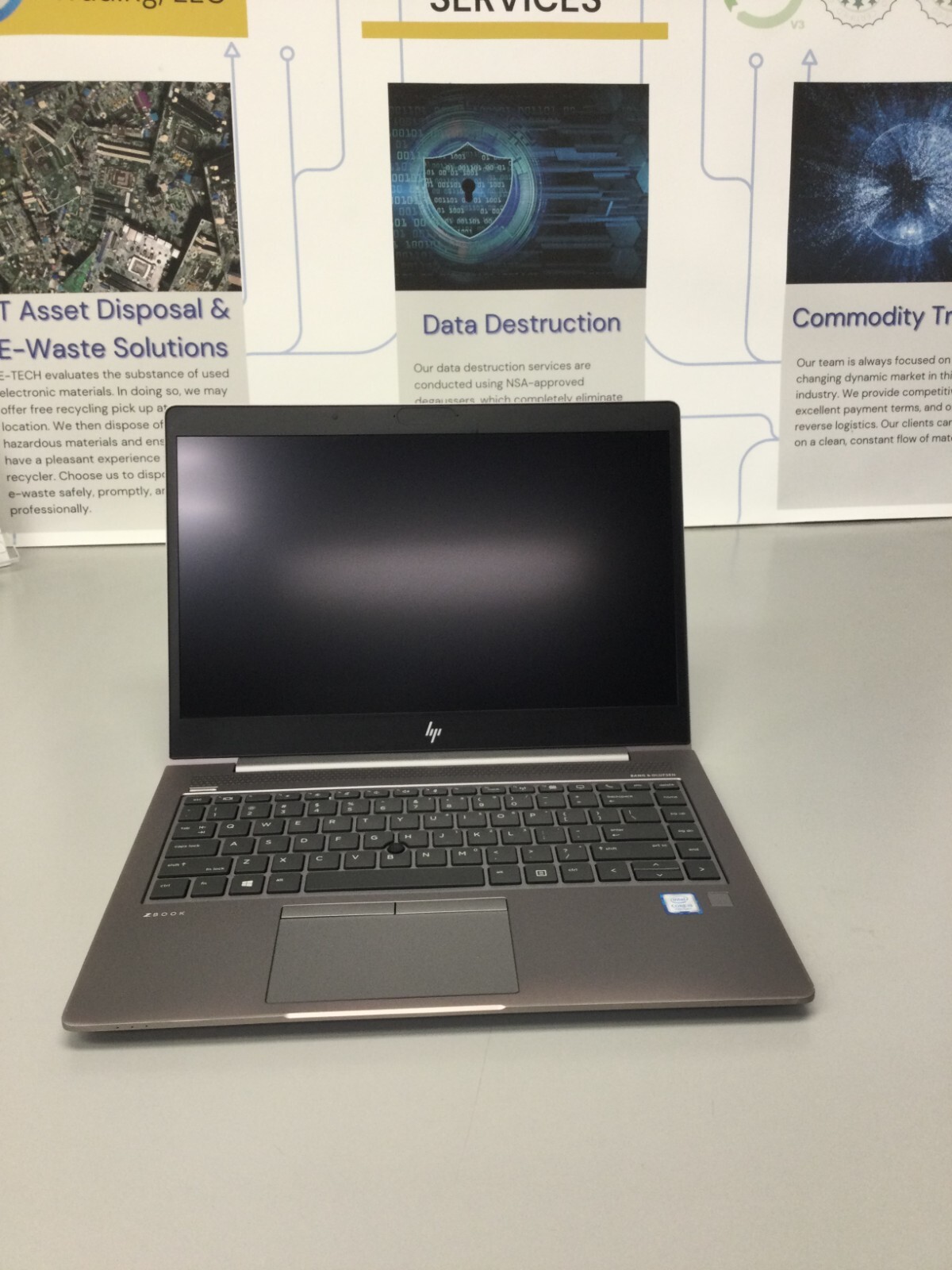 HP ZBook 14U G5 i7th gen 2.50GHz 4GB RAM 128GB SSD 14” Windows 11 pro