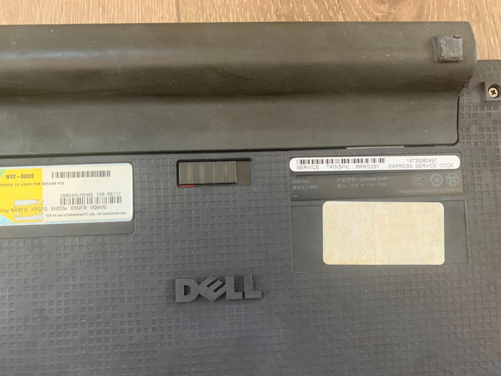 Dell Latitude 2120 12.5″ Intel Atom N455 1.66GHz 2GB RAM 250GB HDD Win 10 Pro