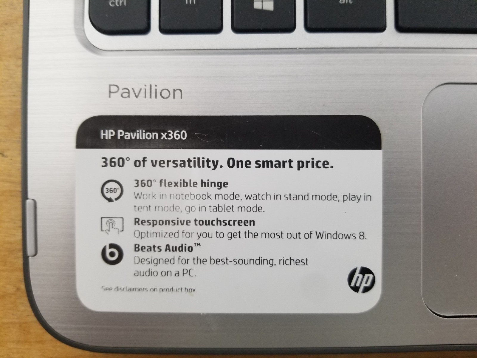 HP Pavilion 11-n010dx X360 2in1 Laptop 14” Intel Pentium Windows 10 4GB 64Bit