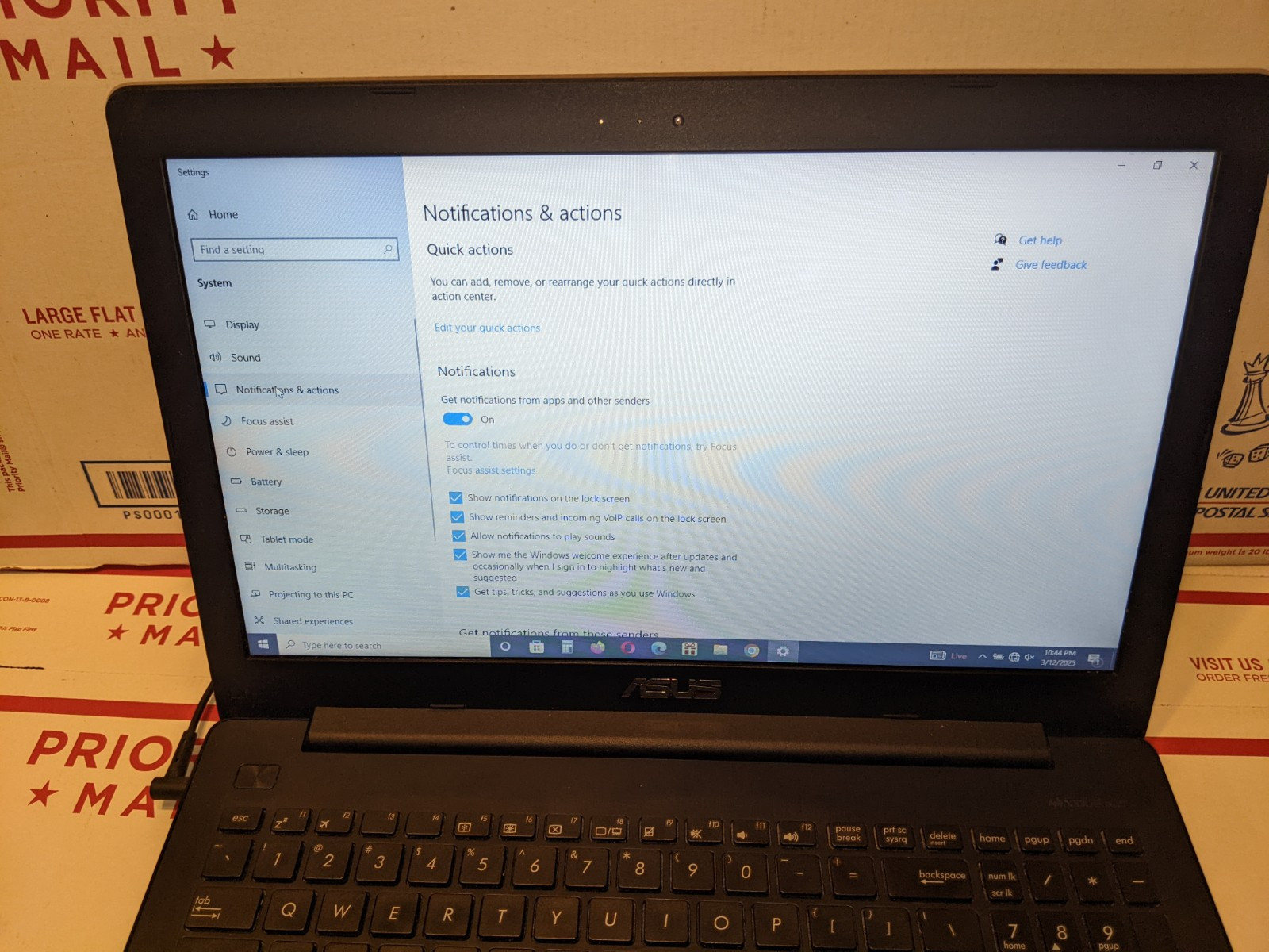 ASUS X553S 15.6” / Intel Dual Core N3050 @ 1.60GHz – Win10 – Black EXCELLE w/Box