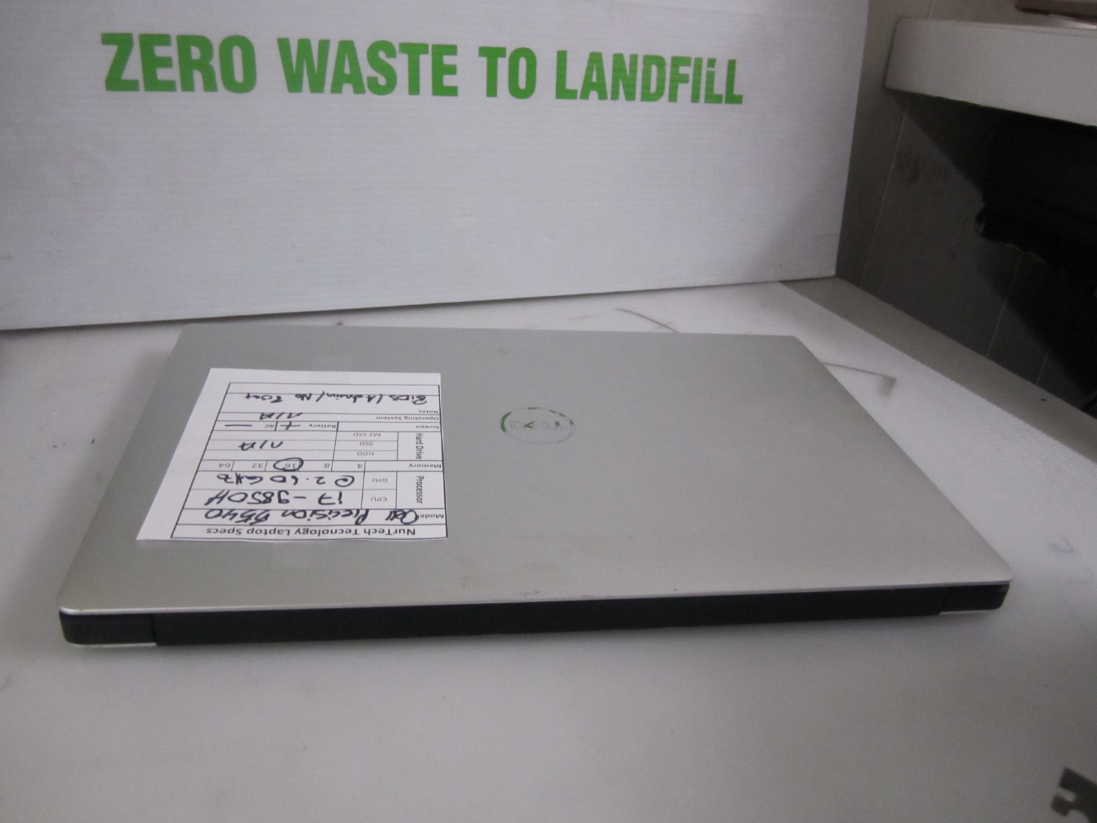 Dell Precision 5540 i7-9850H 16GB 2.60GHZ NO OS/HDD/AC LAPTOP BIOS