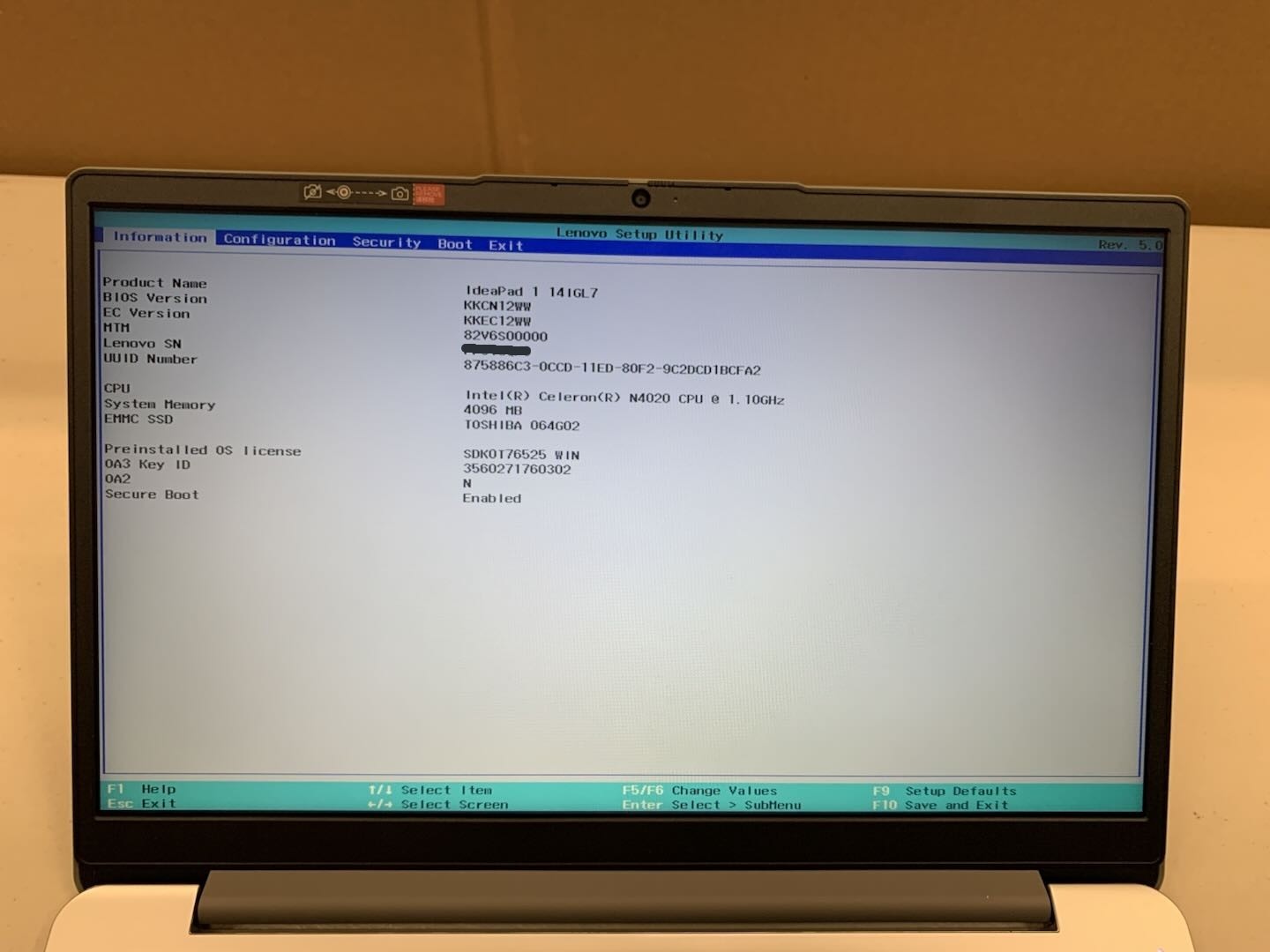 Lenovo – N4020 14.0″ HD Laptop – Celeron N4020 – 4GB Memory – 64GB eMMC …