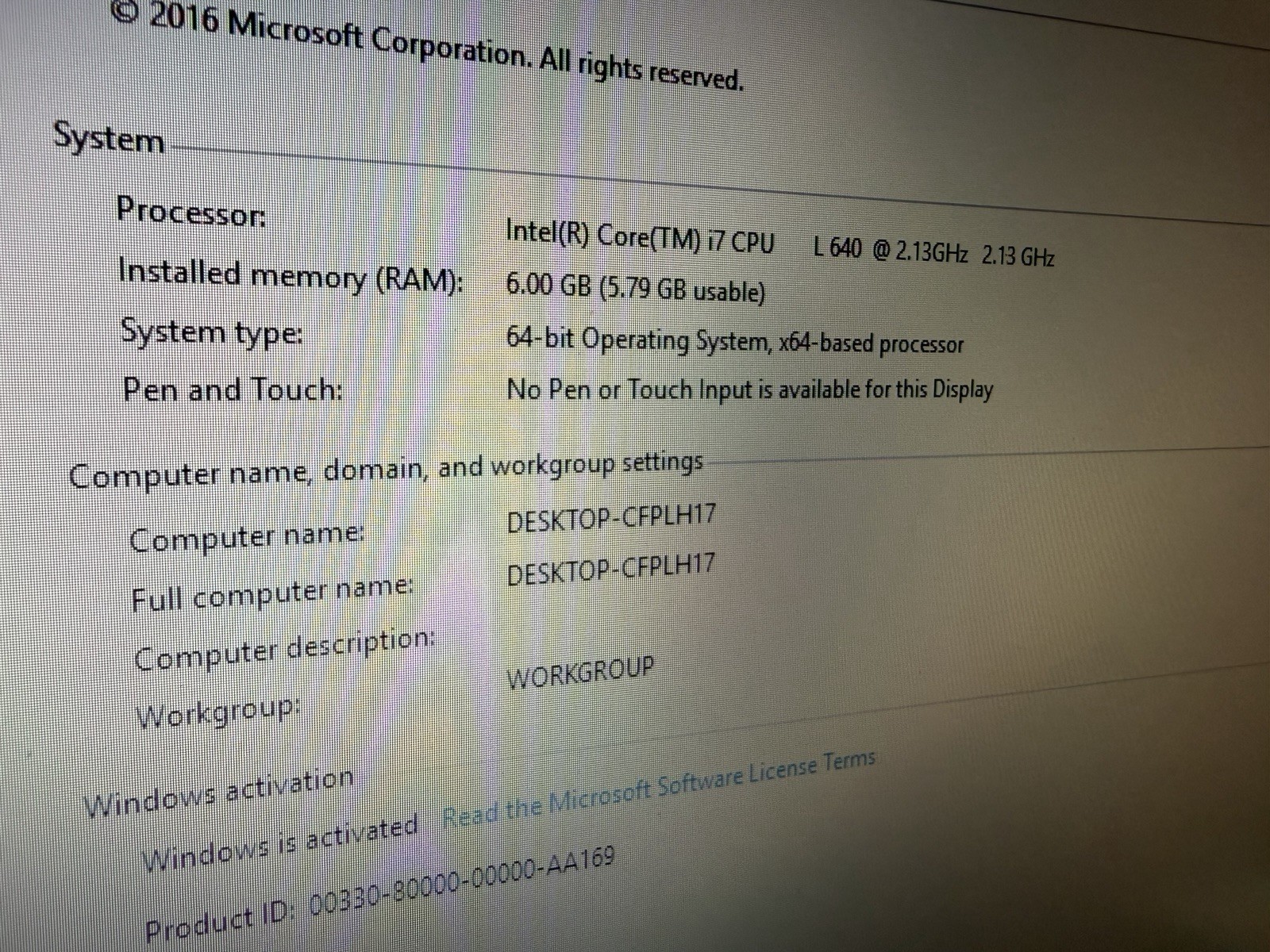 HP EliteBook 2540p Core i7, Win10pro64, 60GB, 6GB DVD-RW, Wifi, #005