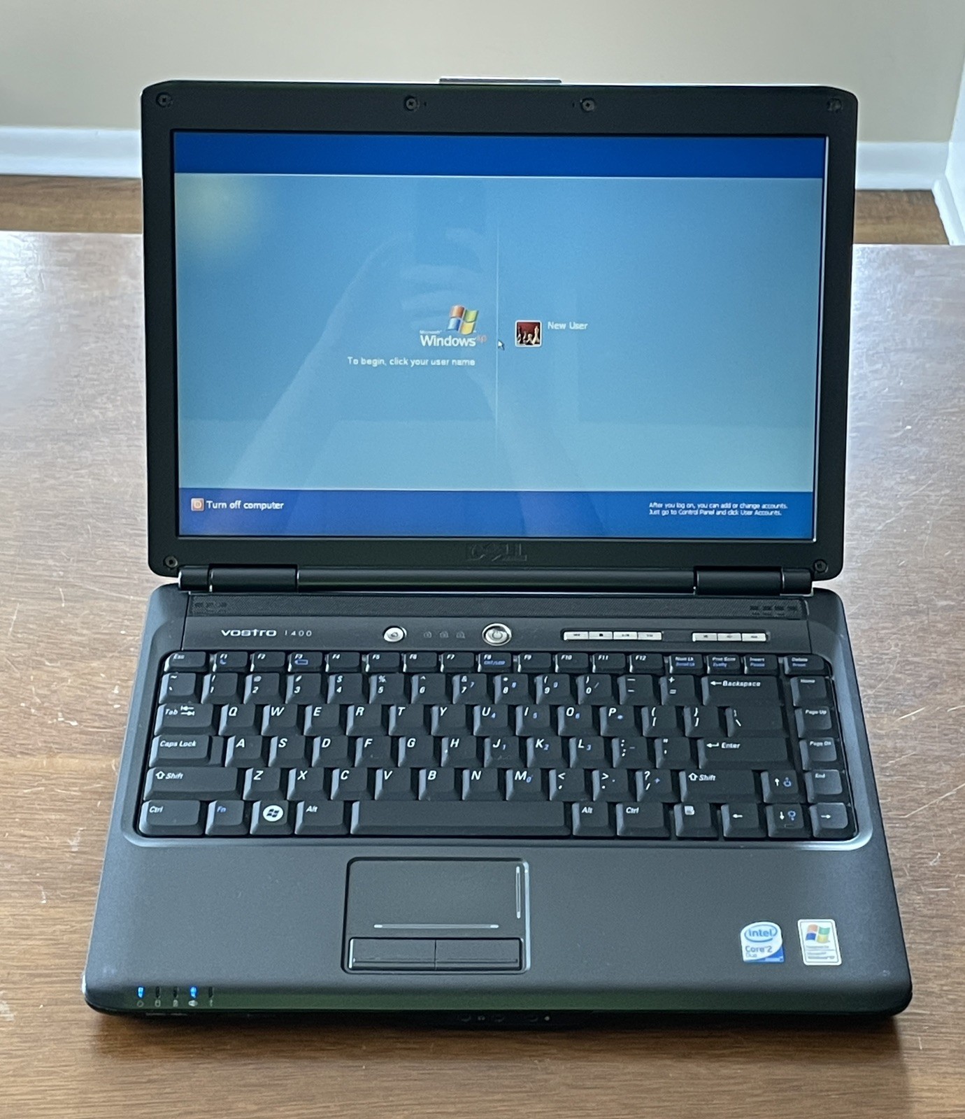 Dell Vostro 1400 Retro Windows XP Laptop w/batt, chrg. (36F1)