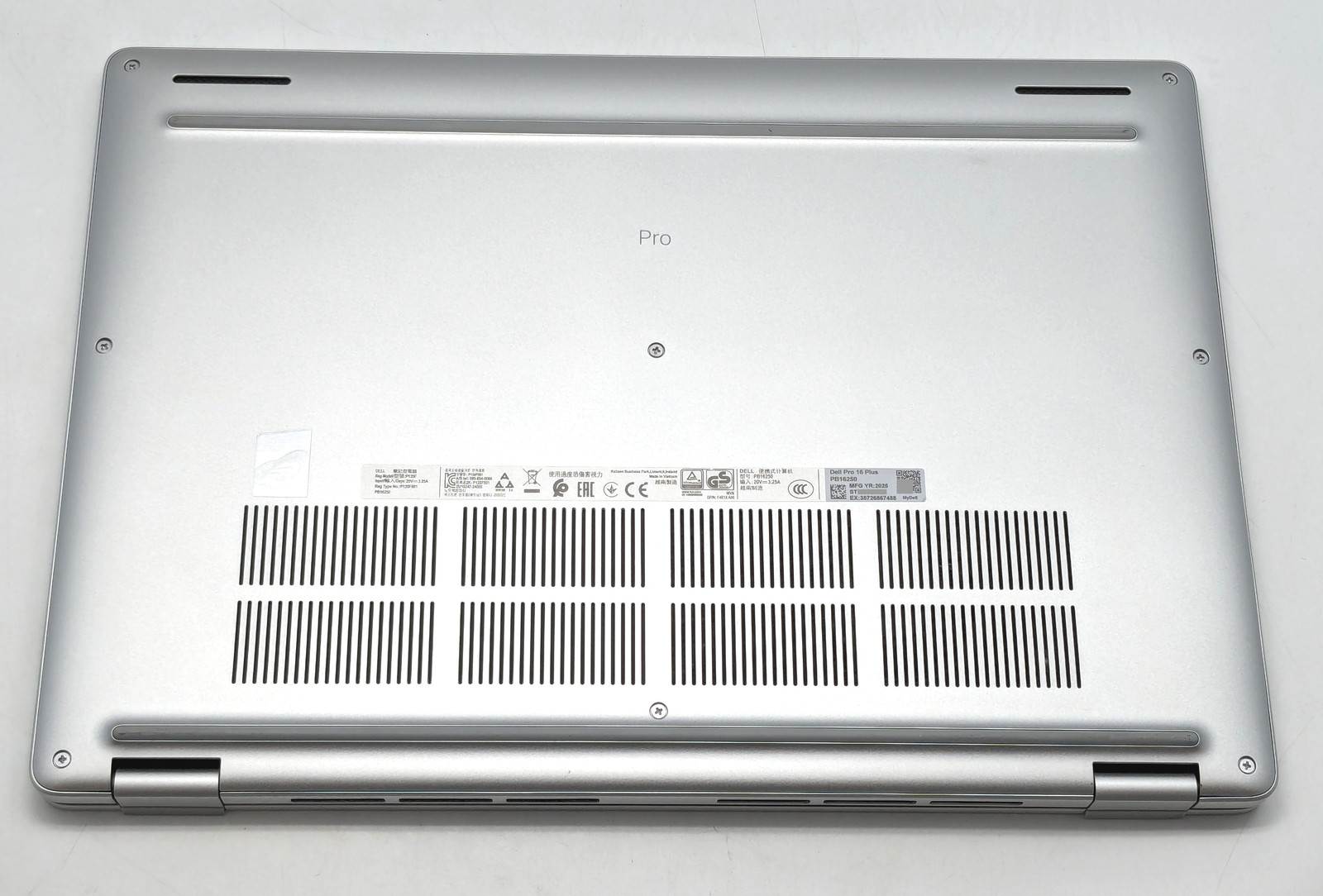 Dell Pro 16 Plus PB16250 16″ Ultra 5 238V 32GB DDR5 256GB SSD Windows 11 Home