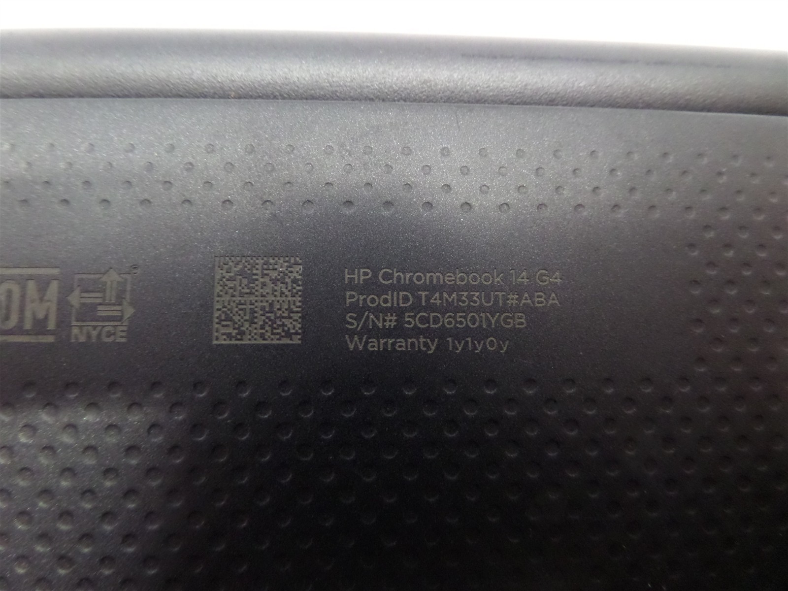 HP 14″ Chromebook 14 G44GB RAM T4M33UT#ABA 32GB eMMC
