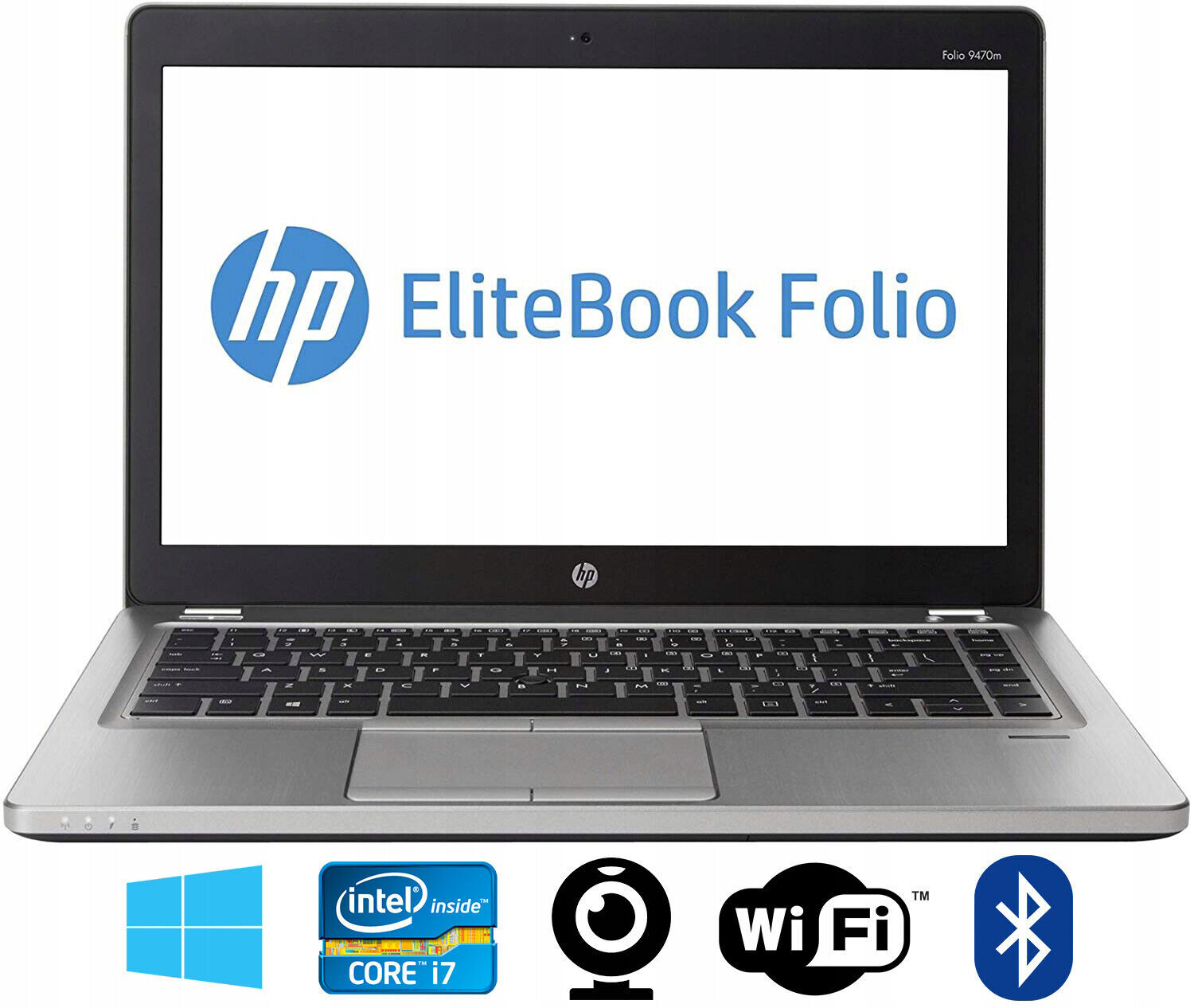 Ultrabook HP EliteBook Folio 9470m 14” i7 Max 3.3Ghz 4GB 128SSD Win10 Pro