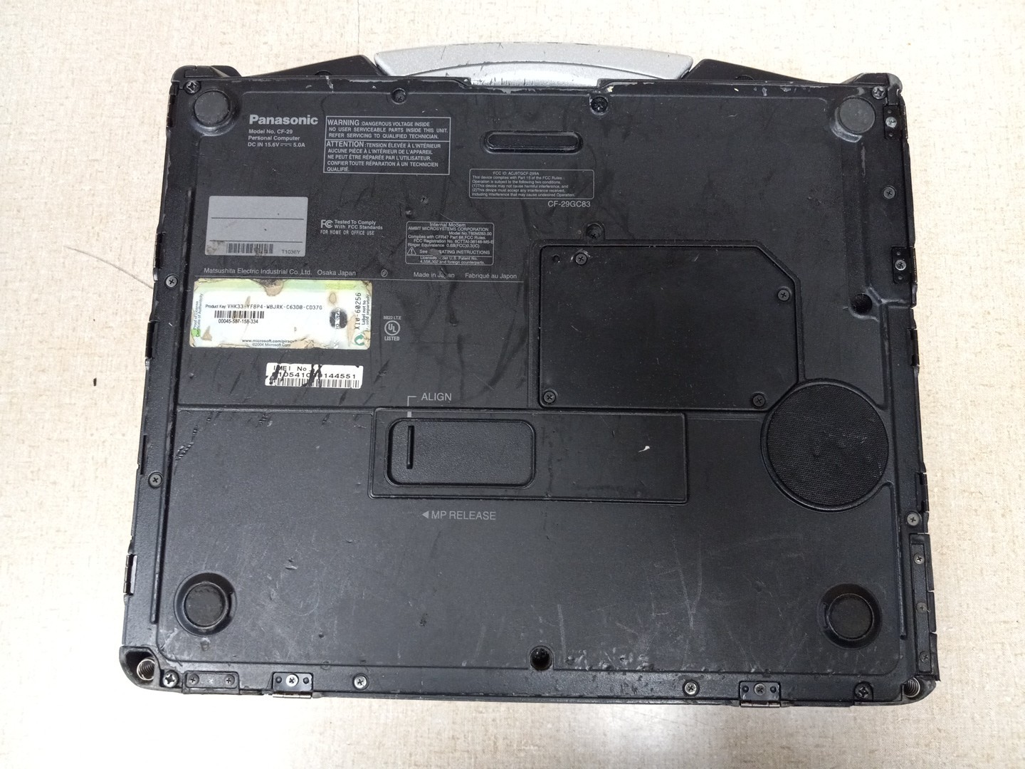 Panasonic SBC Toughbook CF-29 Personal Computer Cf-29GC83