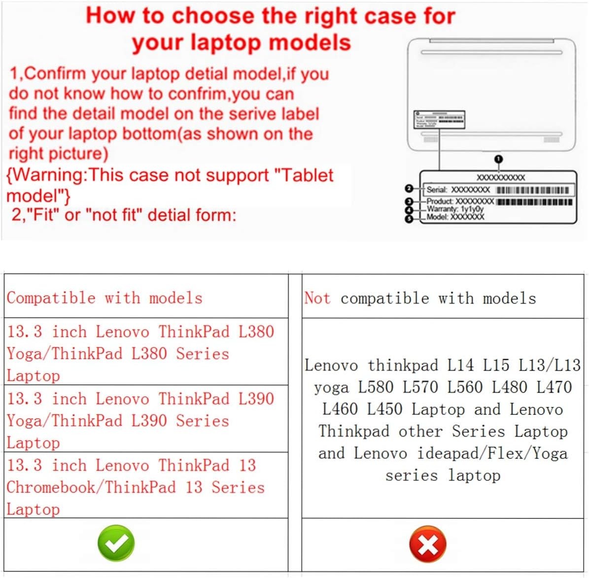 Lenovo ThinkPad L380 Yoga/L390 Yoga & 13 Chromebook Protective Case in Galaxy Co