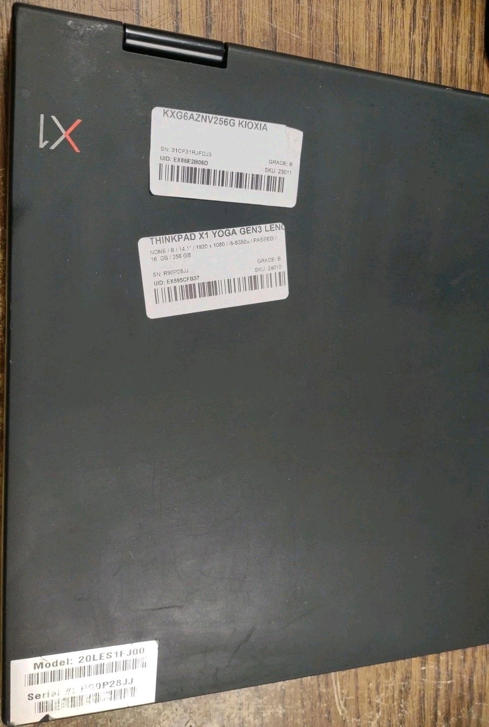 LENOVO ThinkPad X1 Yoga 3rd Gen W/ i5-8350U, 16GB, 256GB, TOUCH, STYLUS.