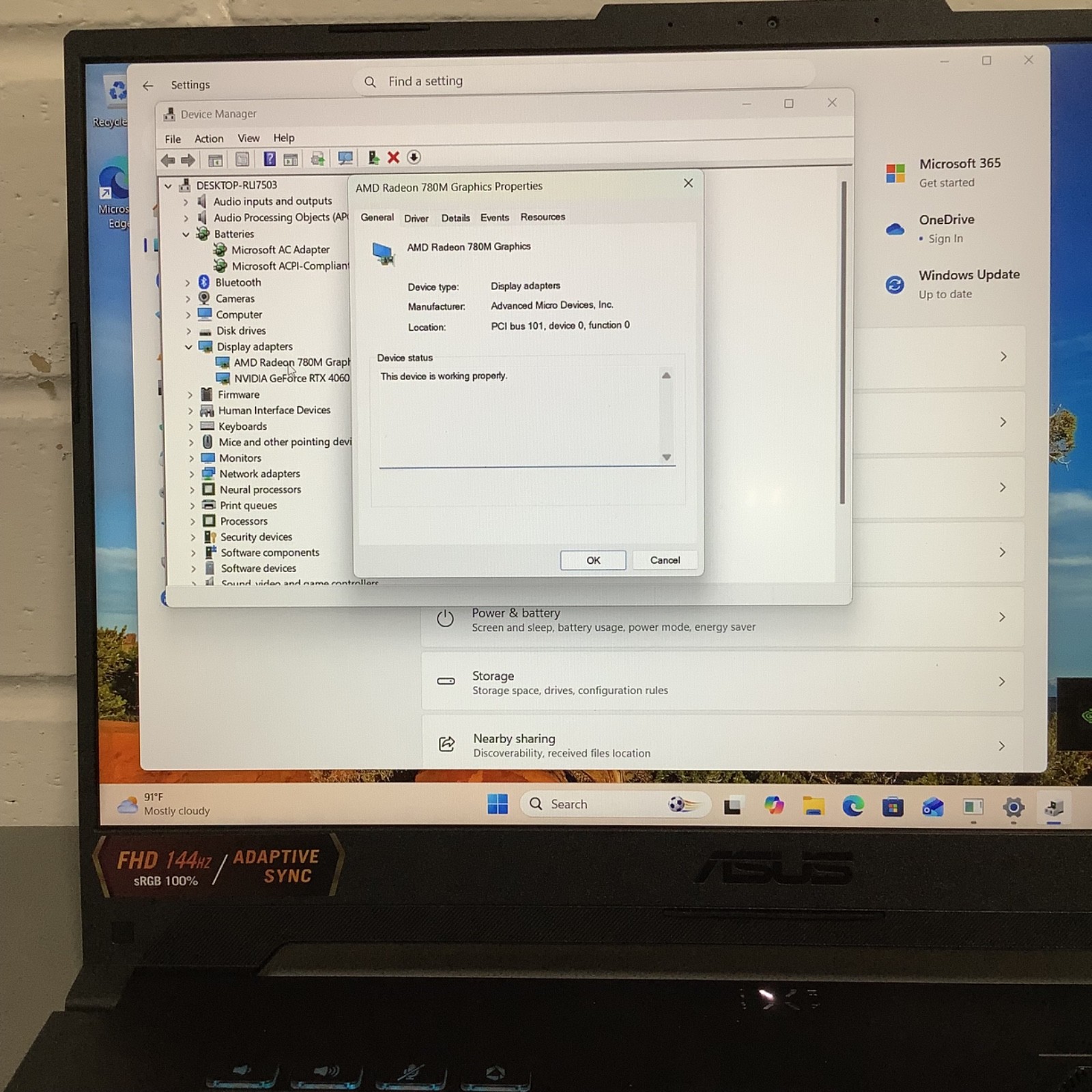 Asus TUF Gaming A15- 15.6″ FHD Ryzen 9 8945H- 8GB 512GB SSD
