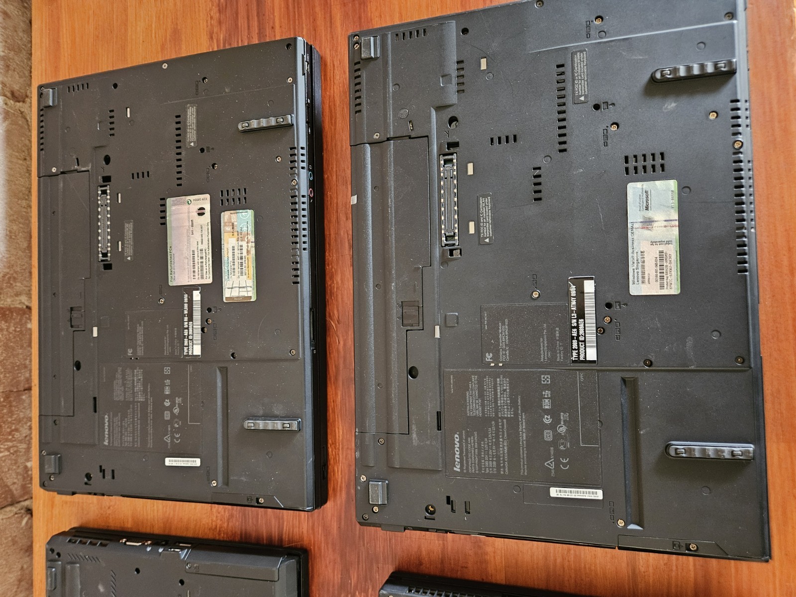 Lot 6 Lenovo ThinkPad Laptops T500 T420 T410 T400 NO HDD For Parts Repair Rebld