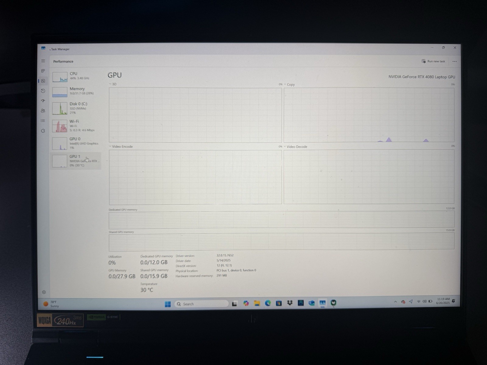 Acer Predator Helios 16″ 240Hz, Intel Core i9 13th, 32GB DDR5, 1TB SSD, RTX 4080