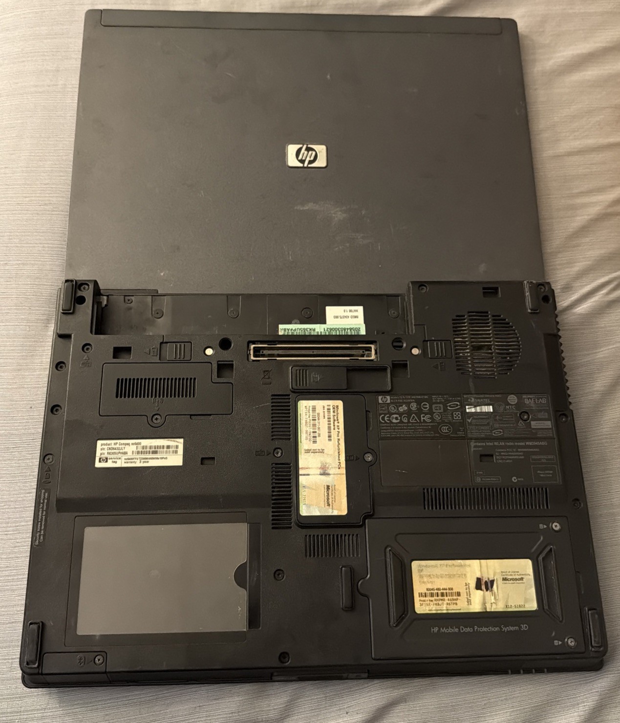 HP Compaq NC6400 Intel Core 2 CPU – Barebones – No Charger/RAM/HDD – *Untested!*