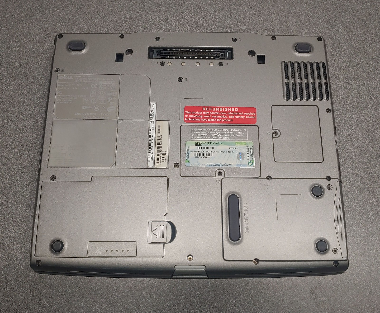 Dell Latitude D610 Intel Pentium M 1.6GHz, 2GB RAM, 40GB HDD, Windows XP w/ Bag