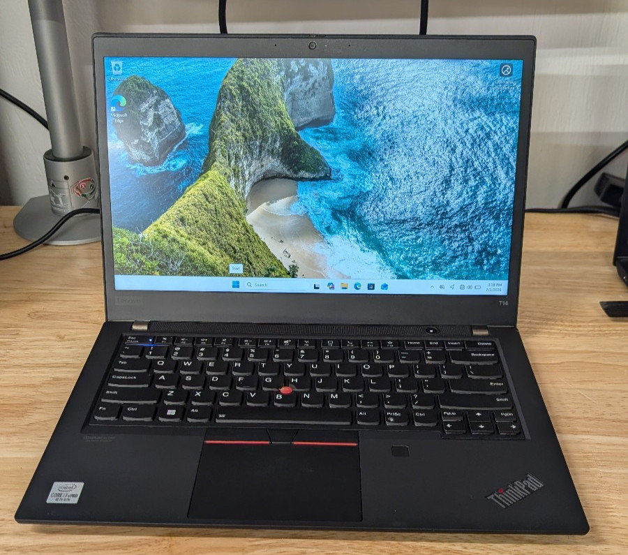Lenovo T14 Gen1 i7-10610 2.3GHz 16GB RAM 512GB SSD Win11Pro w/ Charger****