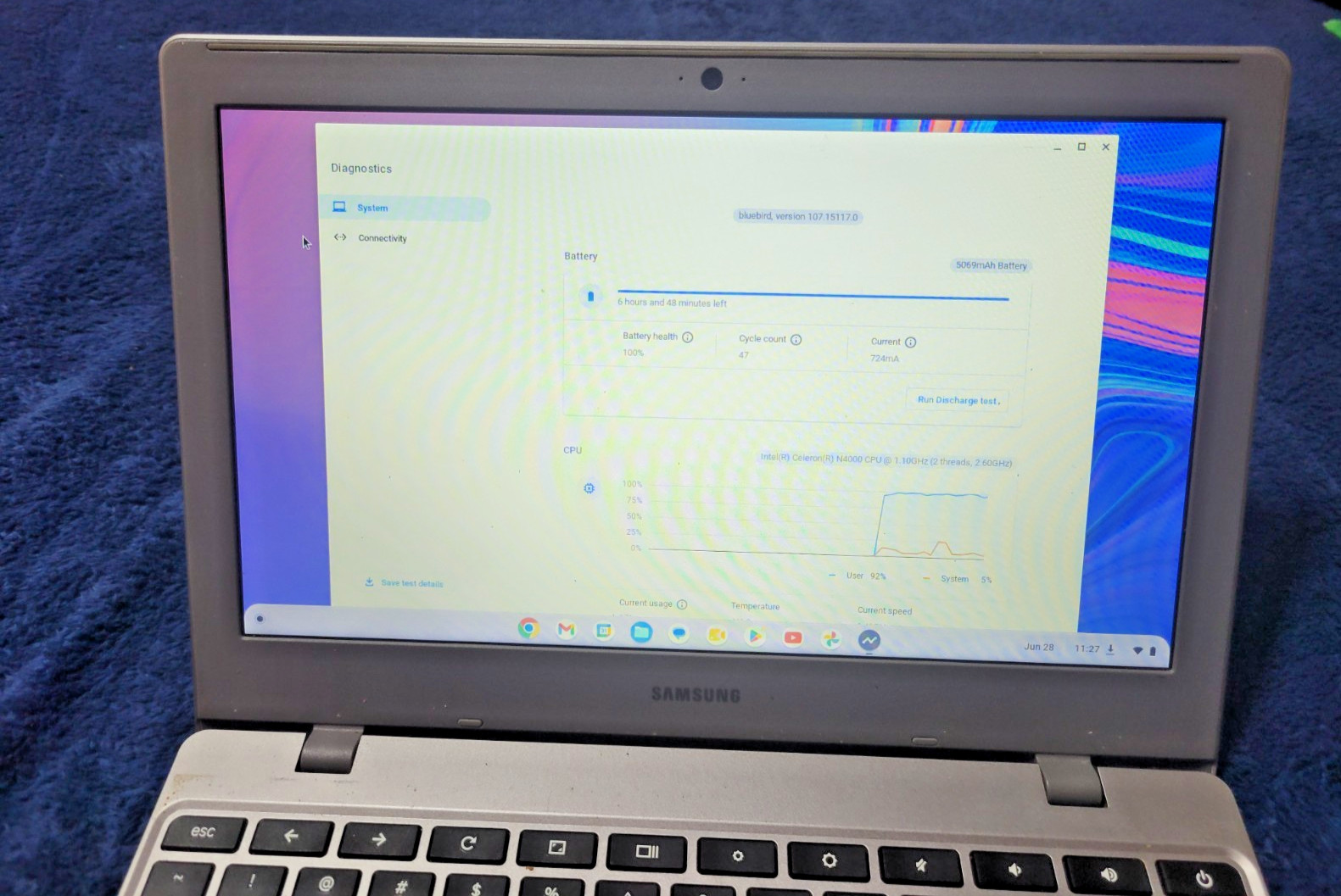 SAMSUNG XE310XBA K01US Chromebook 4 11.6″ Intel Celeron N4000 4GB32GB