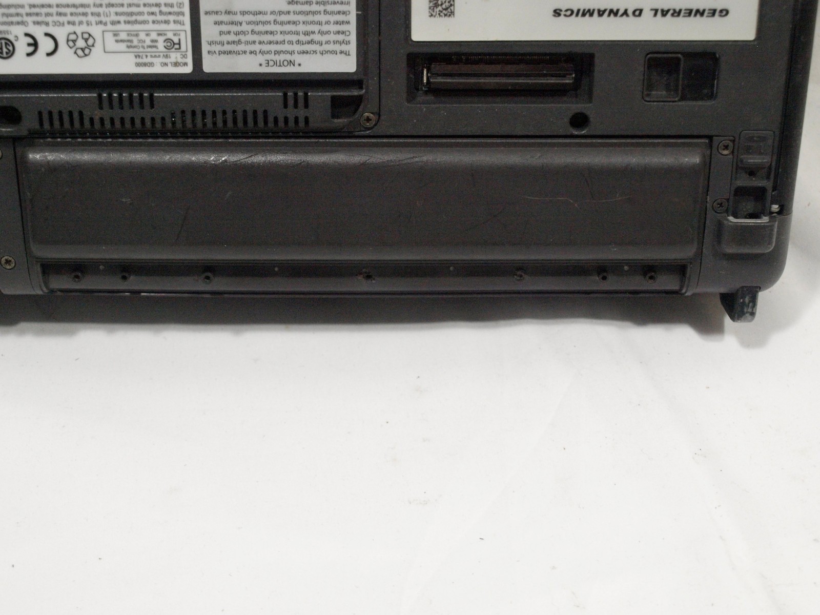 General Dynamics GD8000 160GB SSD 6GB RAM Rugged Laptop GPS Toughbook