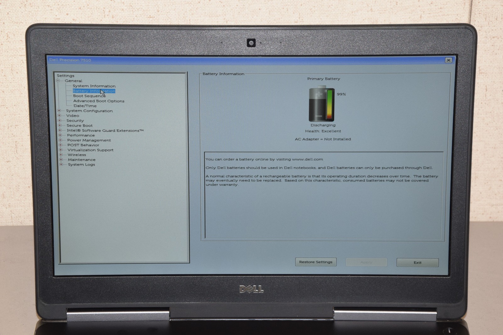 Dell Precision 7510 15.6″ Laptop i7-6820HQ 16GB 240GB NVIDIA Quadro M2000M 4GB