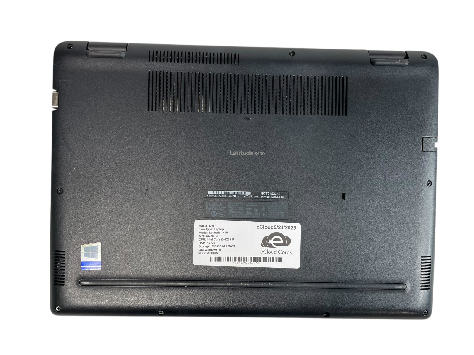 Dell Latitude 3400 Intel Core i5-8265U 16GB 256GB M.2 SATA WIN 11